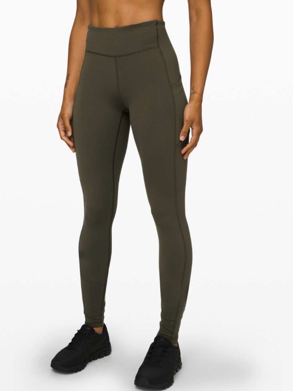 lululemon athletica Speed Up High-Rise Tights in Deep Olive